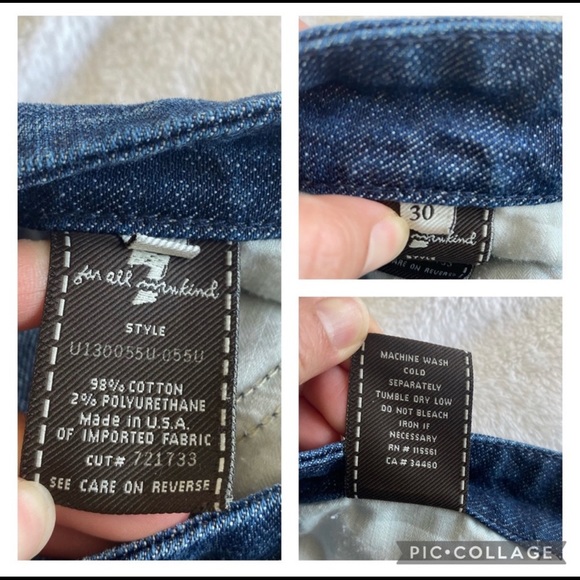 7 For All Mankind “A” Pocket Bootcut Jeans | Sz 30 - Picture 8 of 8